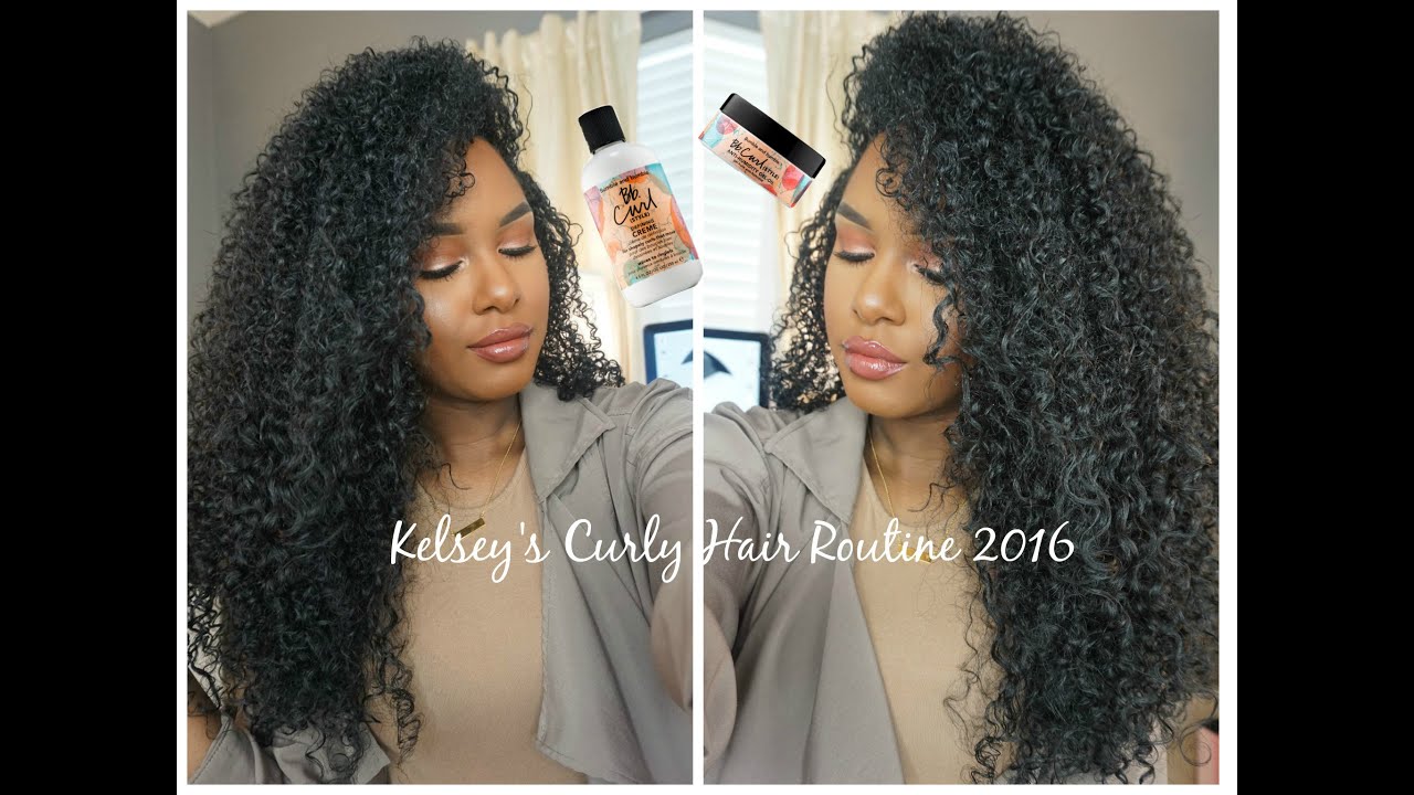 Kelsey's CURLY HAIR ROUTINE 2016!