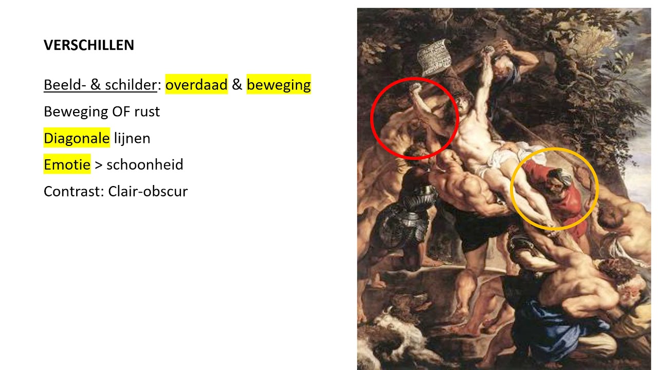 4ASO: Vergelijkingsoefening renaissance of barok (voorbeeld)