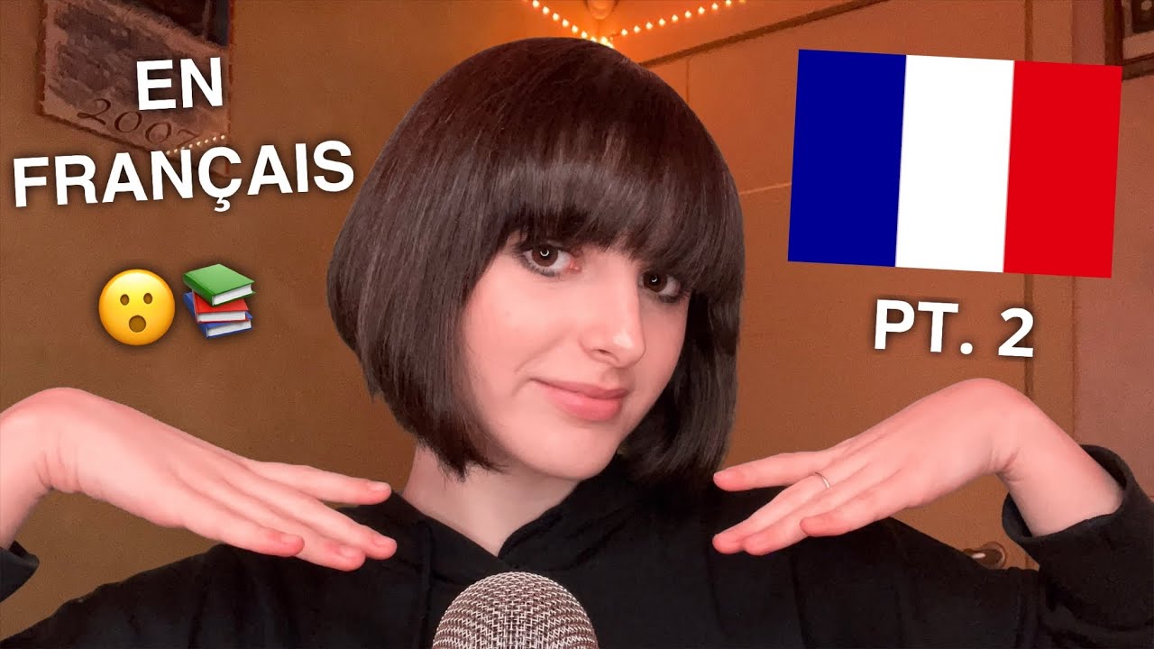 ASMR EN FRANÇAIS 🇫🇷 Reading Fun Facts about France (in French) PT. 2