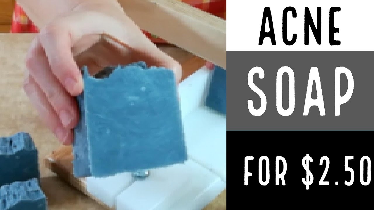 How to Make Hot Process Acne Soap for $ 2.50 / How To Make Soap