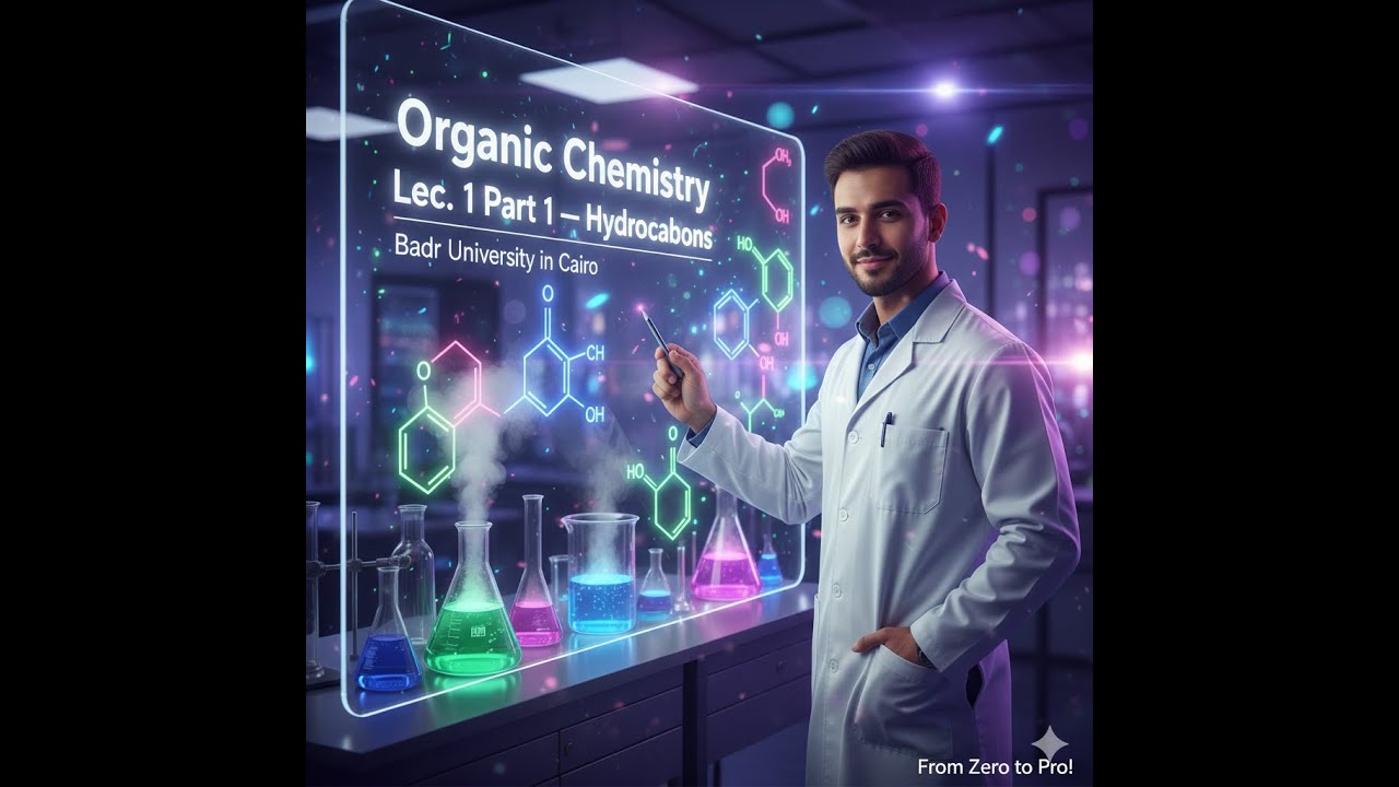 مقدمة في Organic Chemistry (I) - محاضرة الاولي- الجزء الأول | كلية صيدلة جامعة بدر