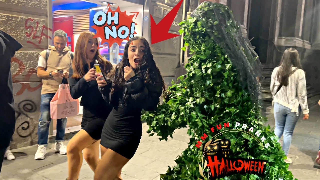 SHE WAS TO SCARED OF BUSHMAN. BUSHWOMAN PRANK! AWESOME REACTIONS!