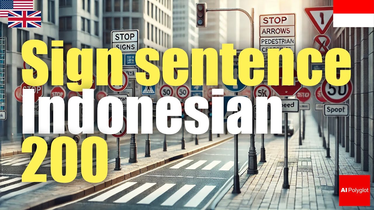 Sign sentence Indonesian 200 | Passive listening | with hiragana