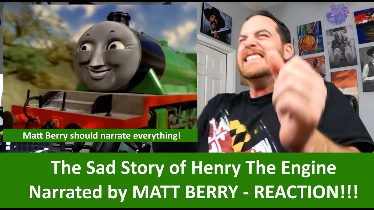 American Reacts MATT BERRY Narrates - The Sad Story of Henry The Engine REACTION