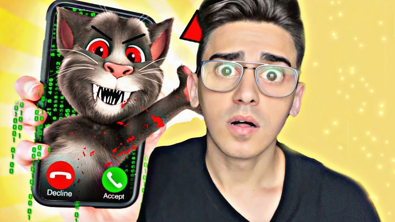 DO MNIE ZADZWONIŁ MY TALKING TOM￼ POTW&Oacute;R￼ o 3:00 W NOCY! Nigdy nie odbieraj kiedy dzwoni￼ KOT TOM￼ !