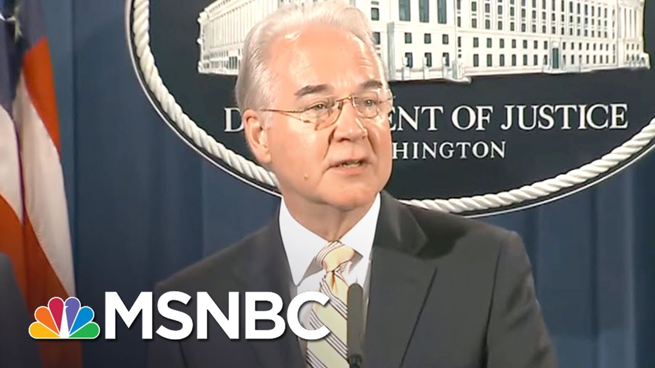 Secretary Tom Price Under Investigation For Charter Jet Scandal | All In | MSNBC