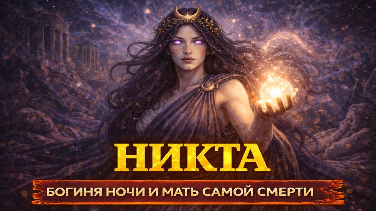 🌌 НИКТА — богиня ночи и первозданной тьмы | Древнегреческий миф