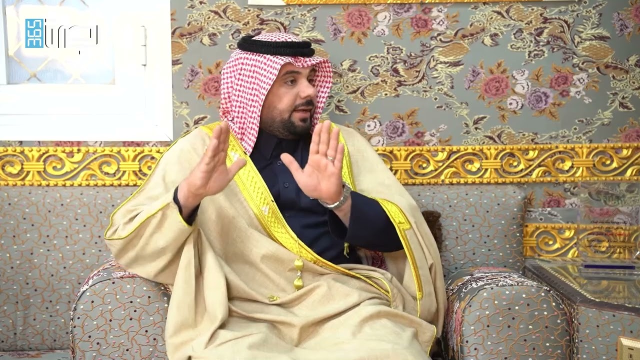 شيخ عام قبيلة الجوارين الشيخ حزام غافل ناصر الجوراني - في مضايف هيل