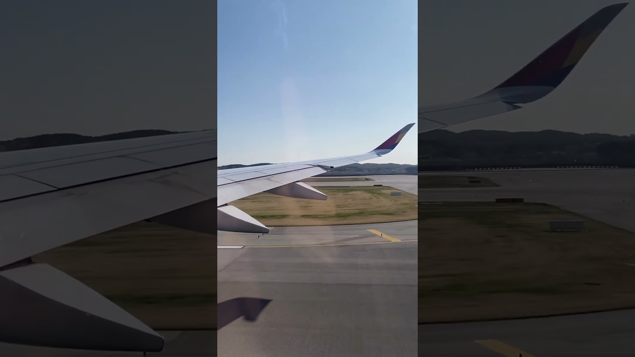 아시아나항공 이륙영상 #oz751 icn-sin