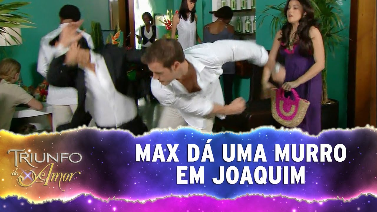 Max dá um murro em Joaquim l Triunfo do Amor - (06/01/2021)
