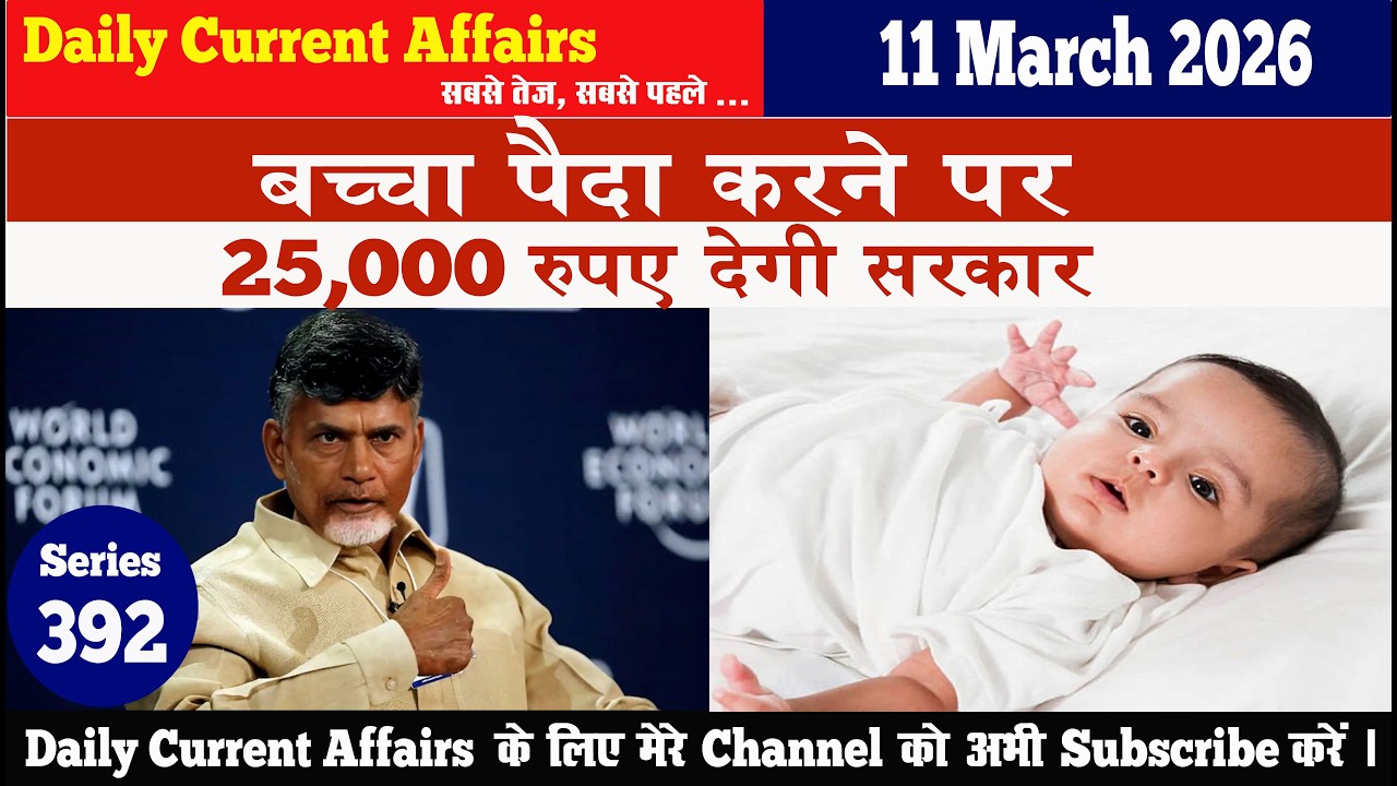 11 March2026 Current Affairs II  #currentaffairs #dailycurrentaffairs #daily #news