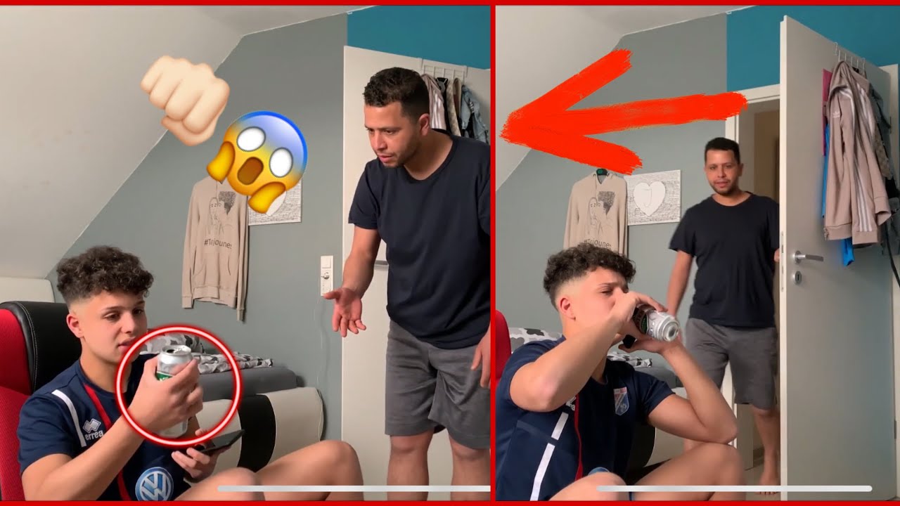 Alkohol Prank an ARABISCHEN VATER😱👊🏻 (ESKALIERT!!)