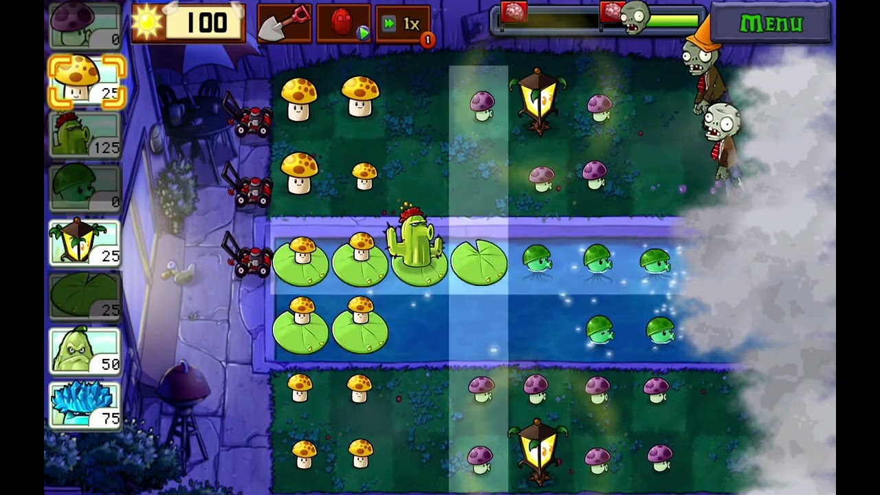 Level 9 fog- plants x zombies