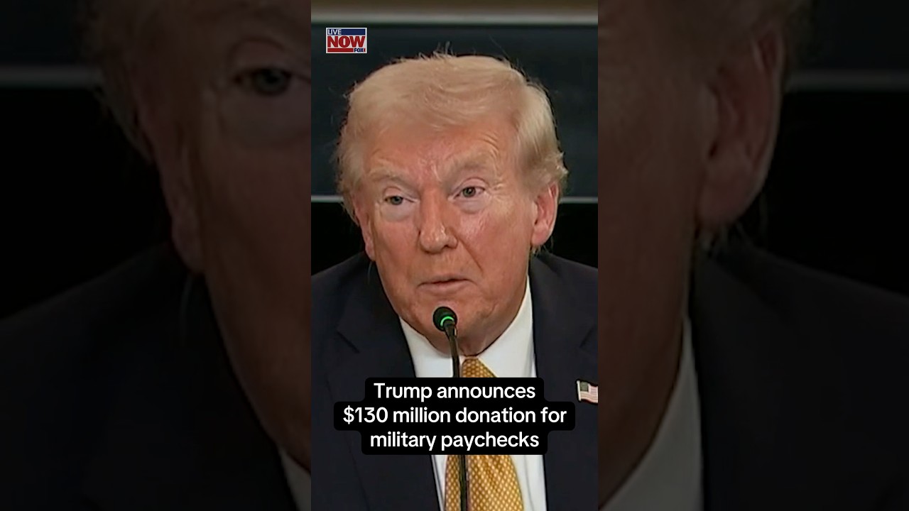 Trump announces $130 million donation