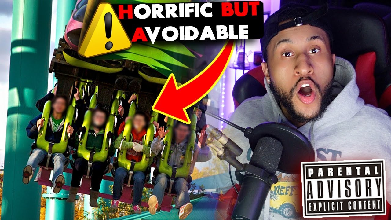 HORRIFIC AMUSEMENT PARK ACCIDENT - MrBallen Top 3 Places You Can't Go Reaction