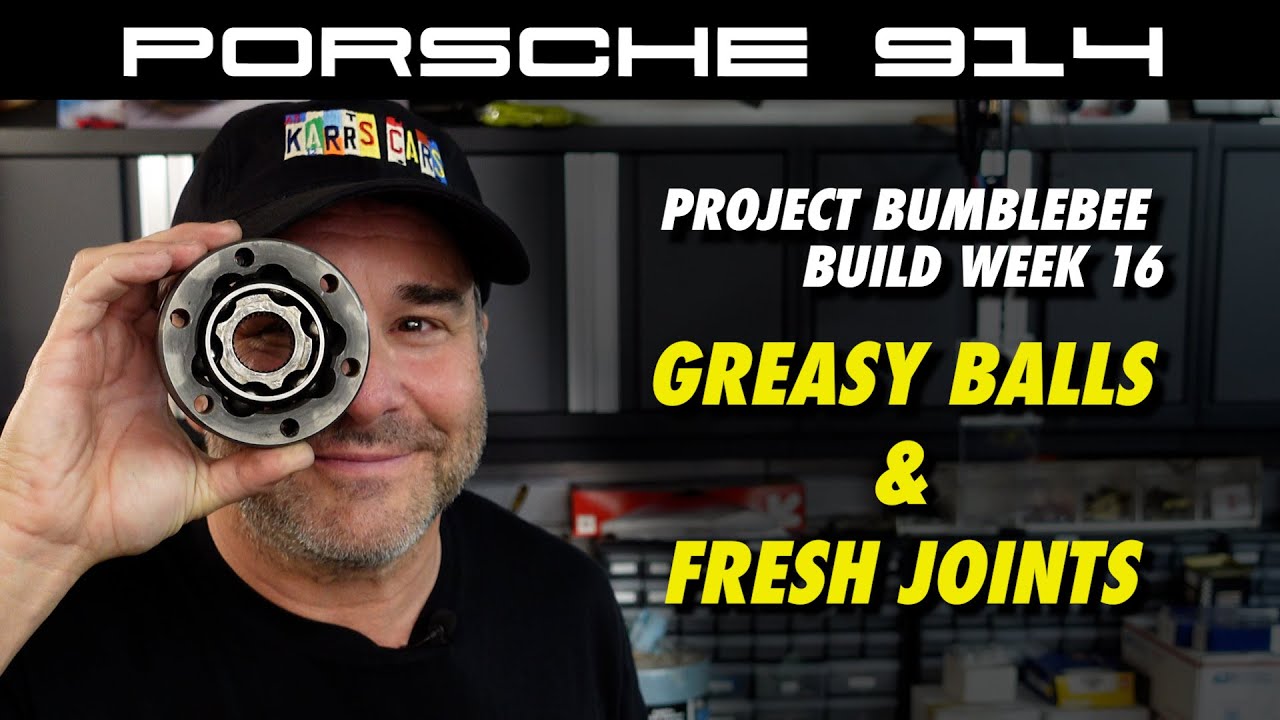 Porsche 914 How to Rebuild CV Joints, Remove Roll Pins & Safety Wire Bolts [Bumblebee Build Week 16]