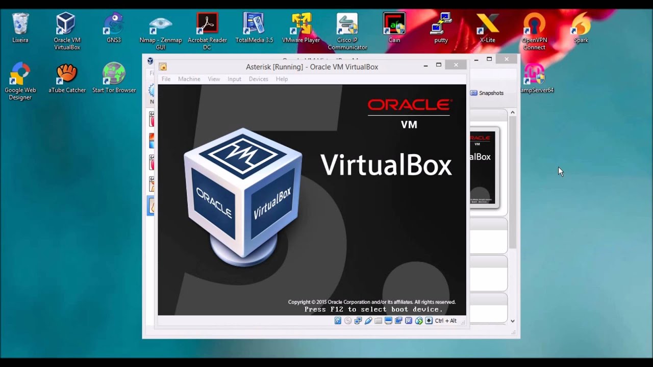 Servidor Asterisk com Interface Grafica FreePBX