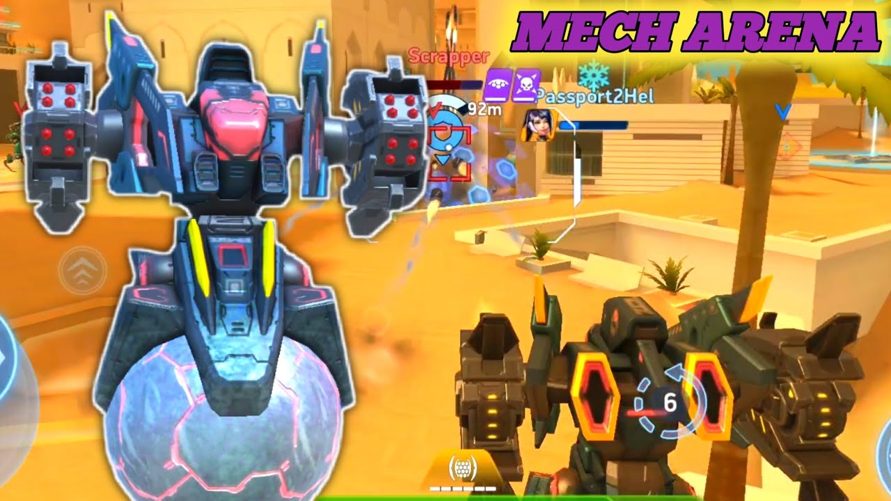 Nomad with Storm Rack 10 - Mech Arena
