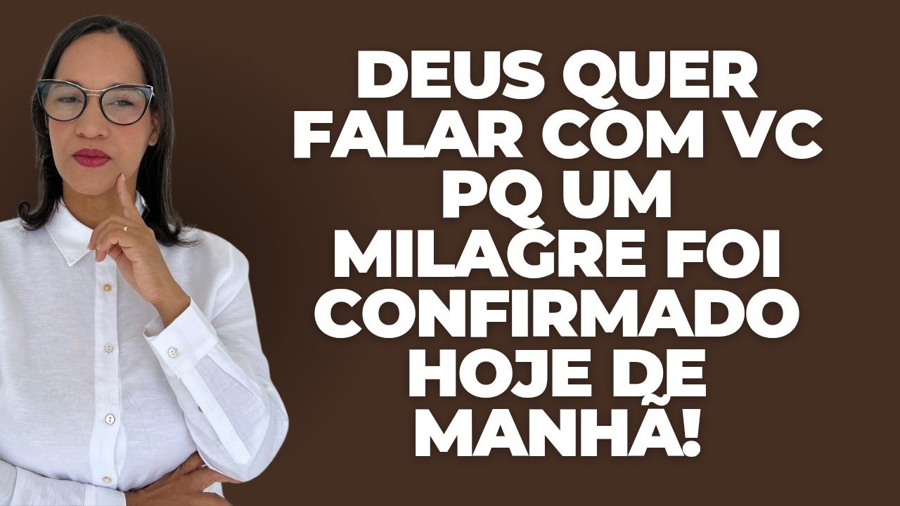 AO VIVO: Escute o que Deus te diz nessa QUARTA-FEIRA: Algo está acontecendo hoje.