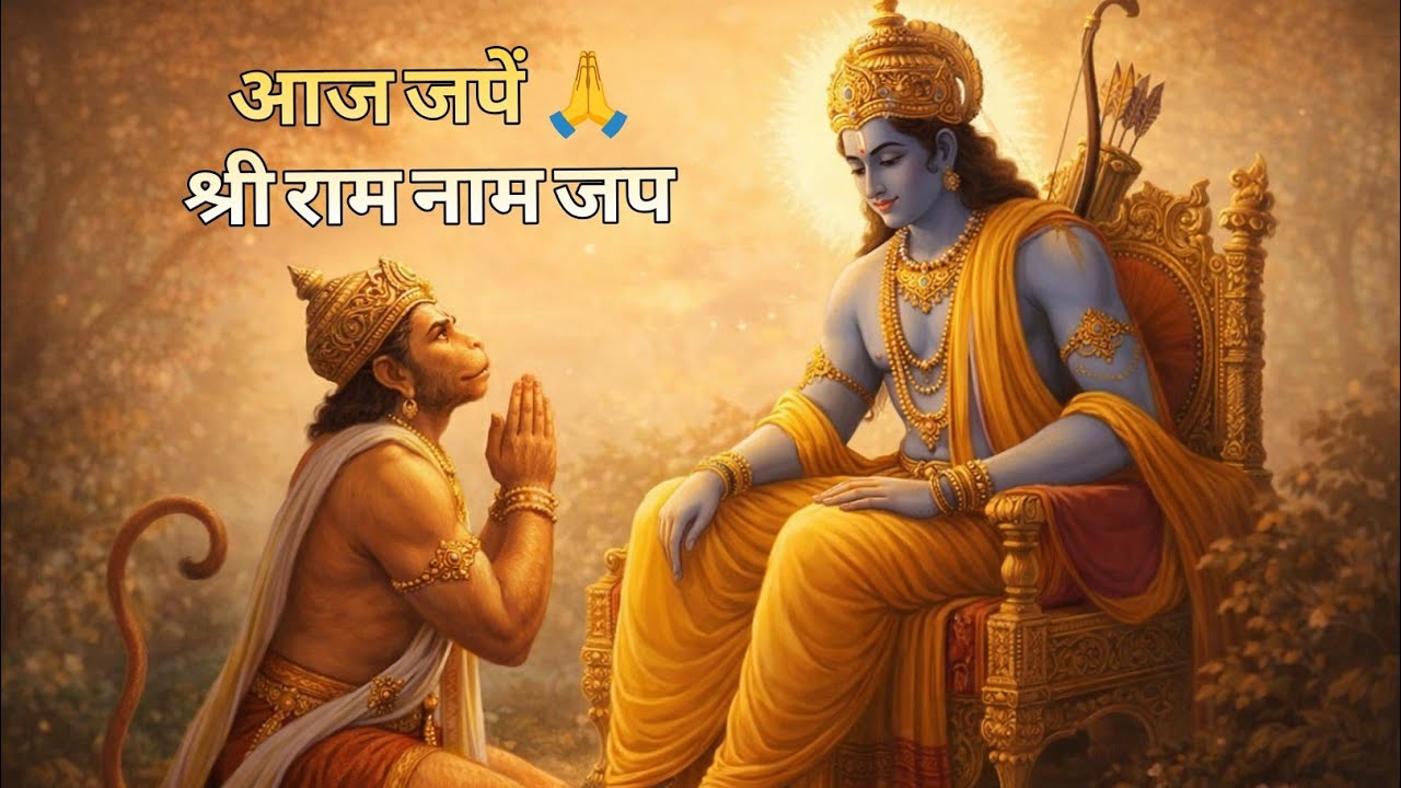 श्री राम जय राम जय जय राम 🙏 | Powerful Ram Naam Jap | Peace & Positivity