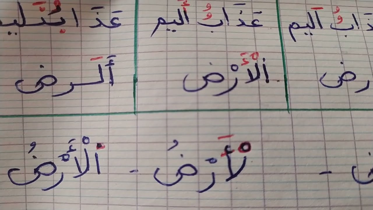 كلمة الأرض كيفية قراءتها و حكمها في رواية ورش / الدرس 6