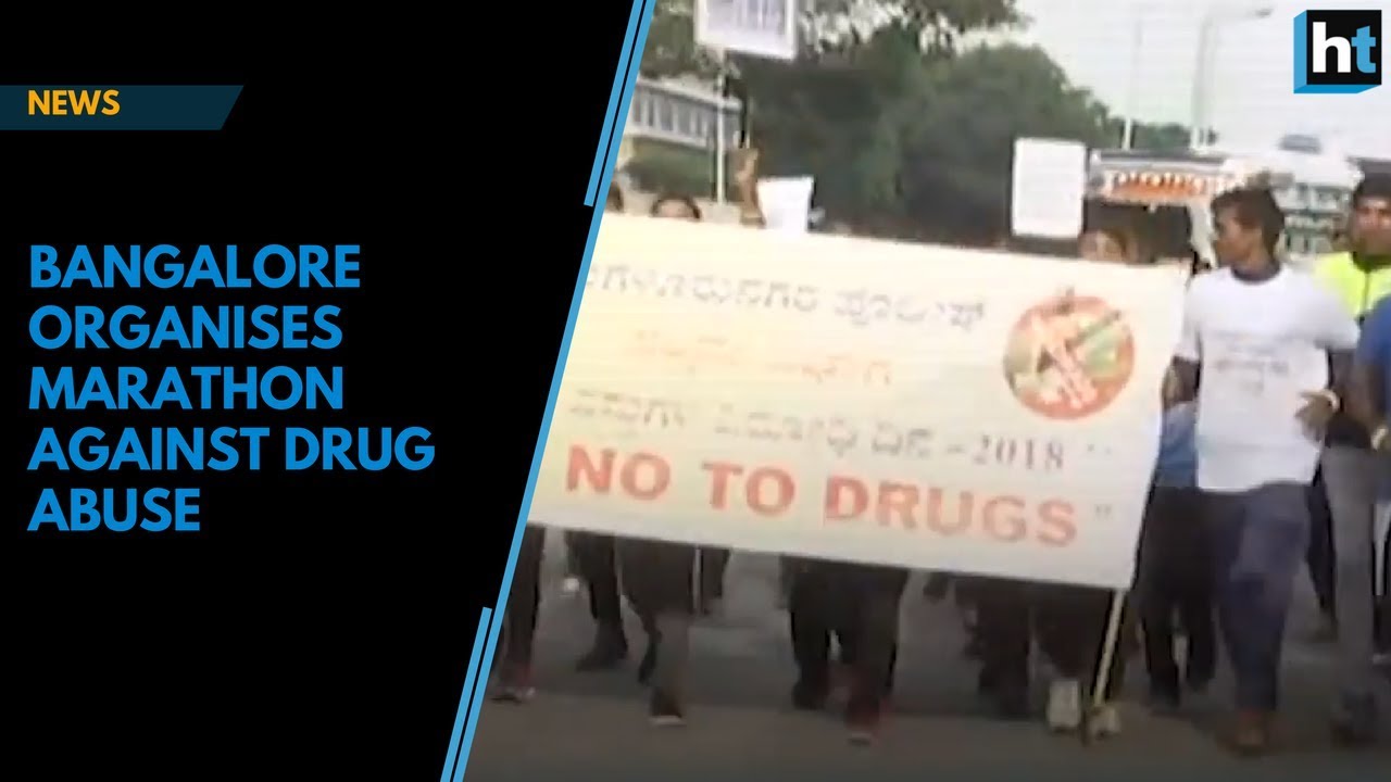 Bangalore runs marathon to spread awareness on drug abuse