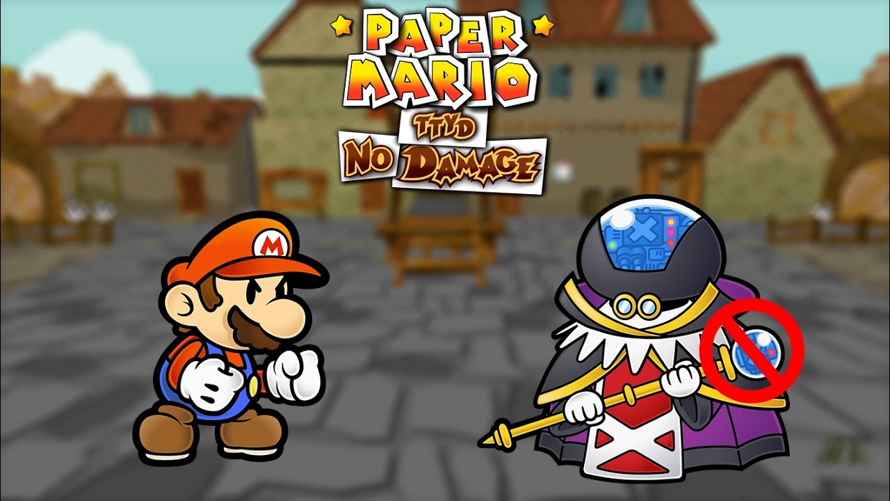Paper Mario The Thousand Year Door - The No Damage Challenge Run