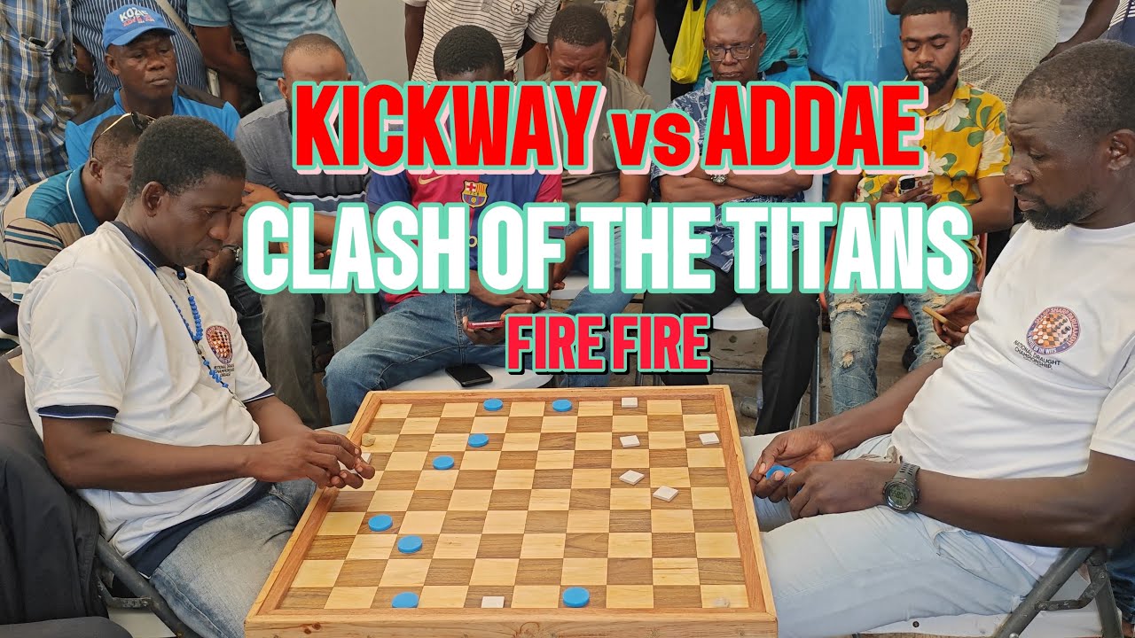 Clash Of The Titans Between Kickway And Addae @ Dansoman Draughts Association Arena. Fire Fire