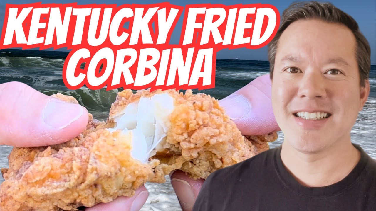 How to make CRUNCHY FRIED CHICKEN STYLE FISH!  Surf Fishing Catch and Cook!