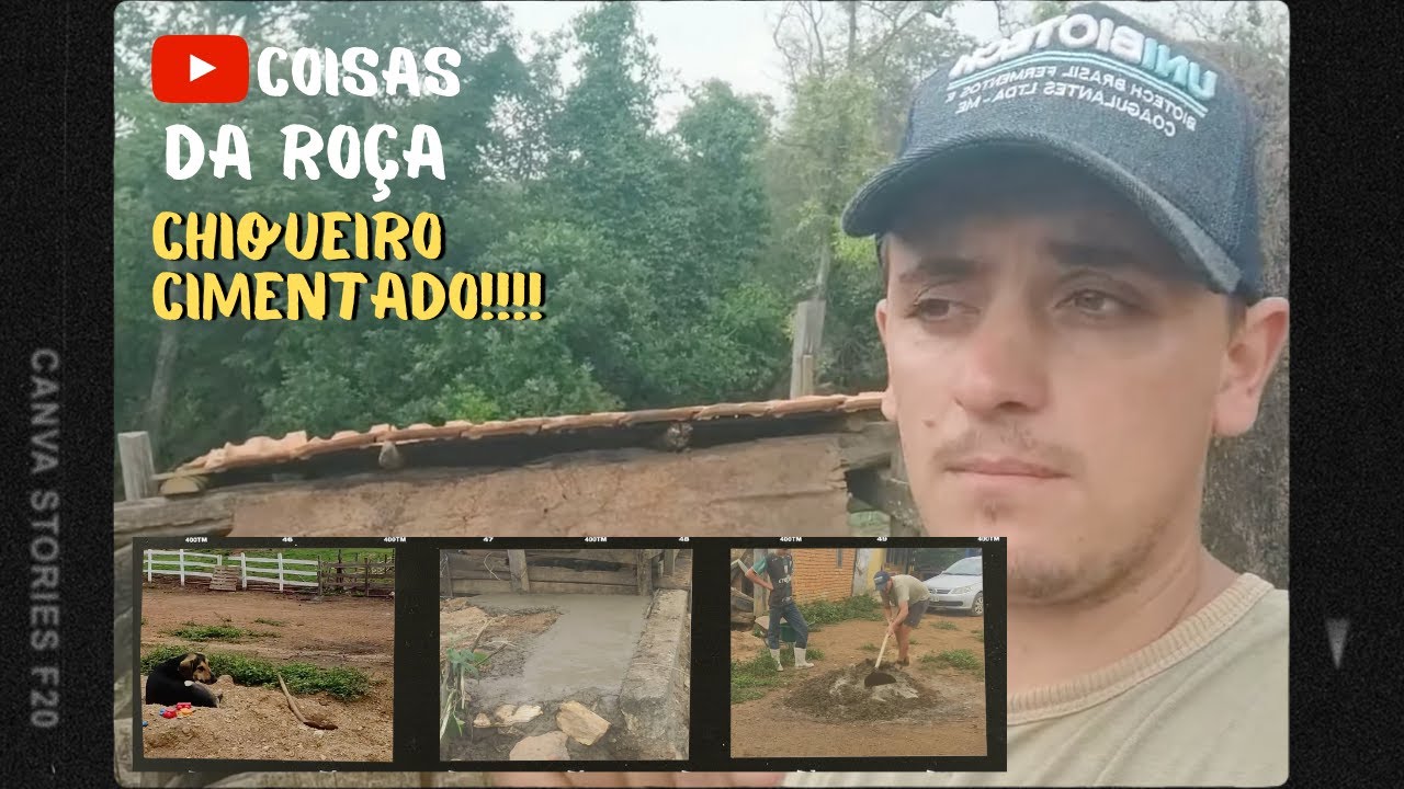 CIMENTANDO O CHIQUEIRO - ATENDENDO AOS PEDIDOS E MELHORANDO O CANTINHO DOS PORCOS