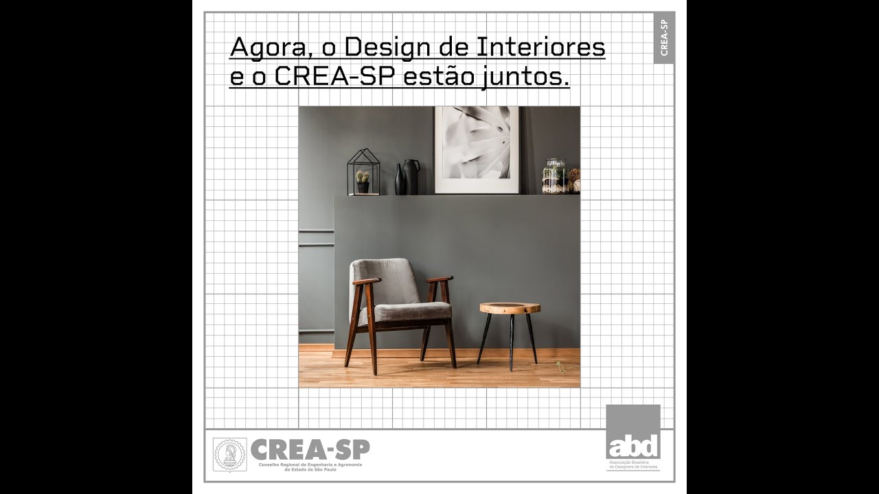 Regulamentação dos profissionais de Design de Interiores no Crea-SP