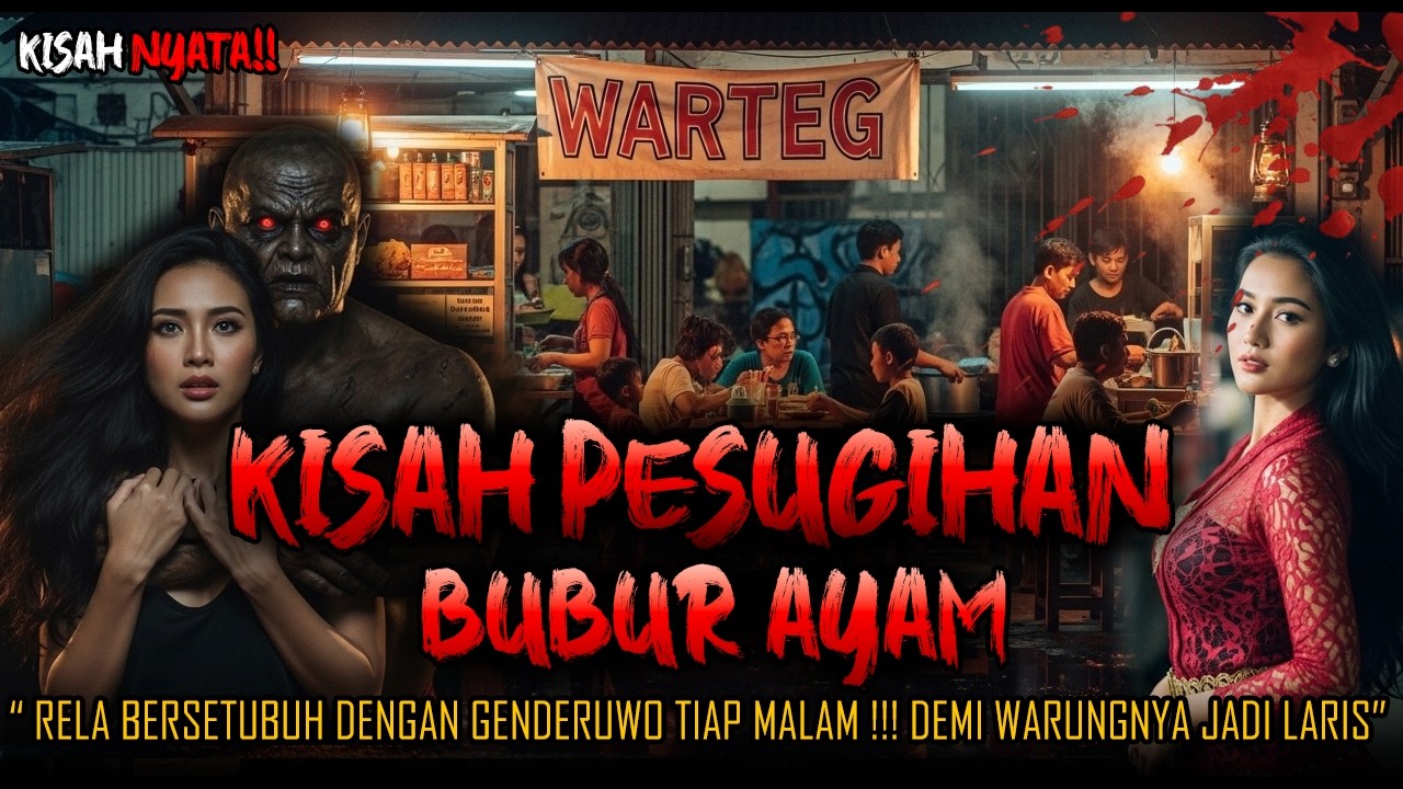 SEREM BANGET !!! KISAH PESUGIHAN WARTEG ,PEMILIK BERSETVBUH DENGAN GENDERUWO DEMI WARUNGNYA LARIS
