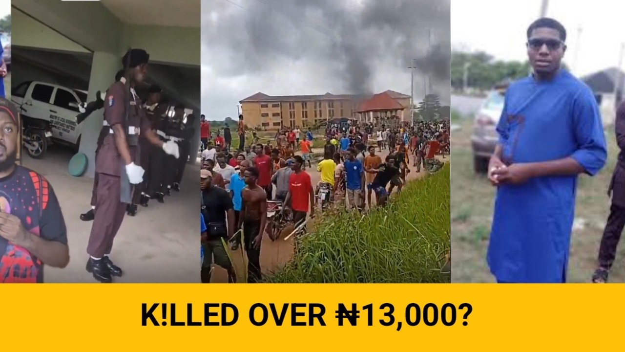 FUTO Student D!es in Man O&rsquo; War Custody Over ₦13,000 &ndash; Hostel Destroyed in Protests