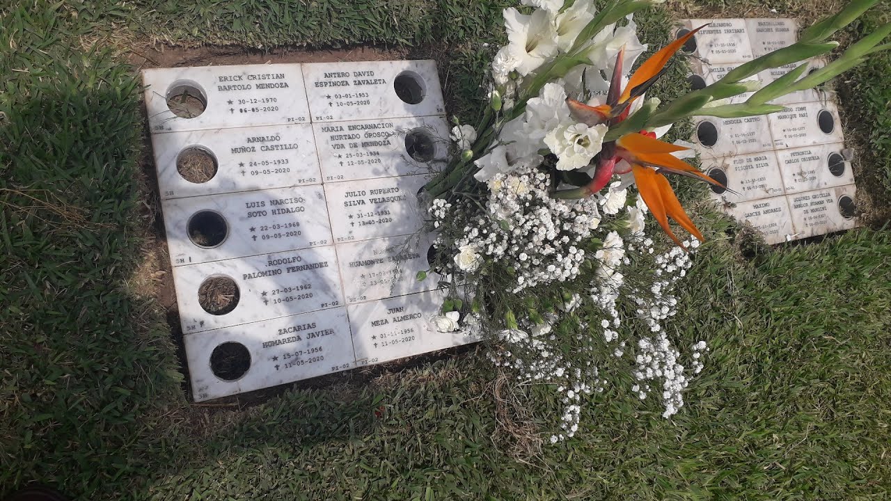 visitando a Julio Silva en el cementerio MAPFRE el 13 12 2020