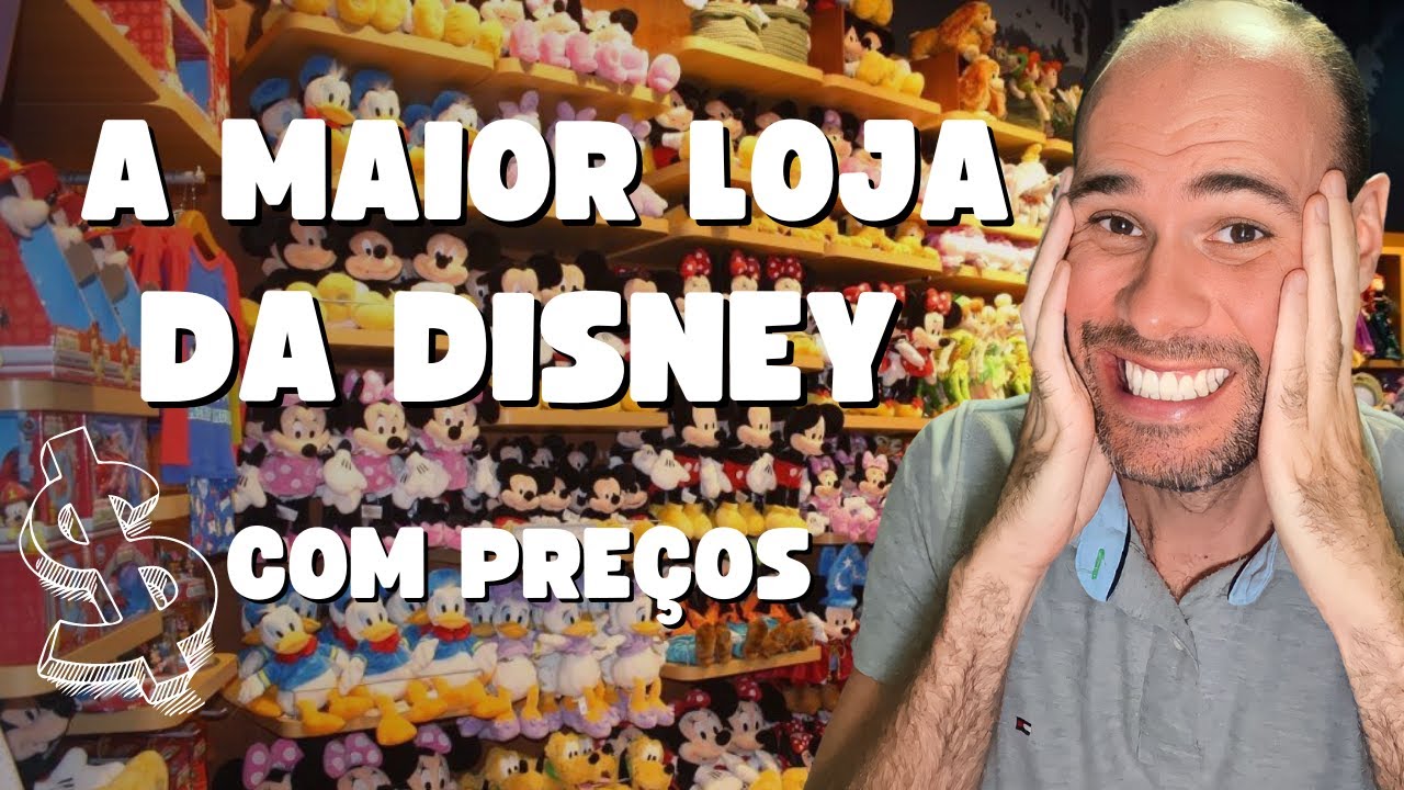 A maior loja da Disney - World of Disney em Disney Springs - COM PREÇOS