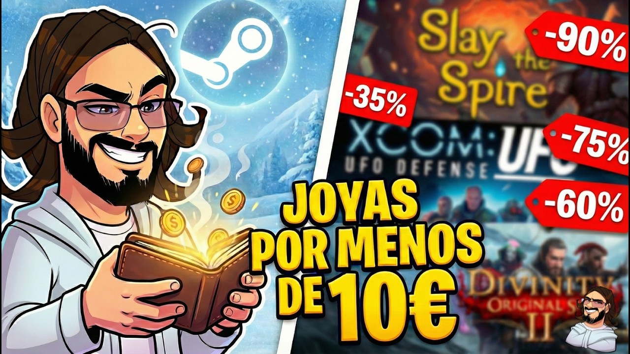 Los Mejores JUEGOS de STEAM a Precios IMPOSIBLES que NO SAB&Iacute;AS