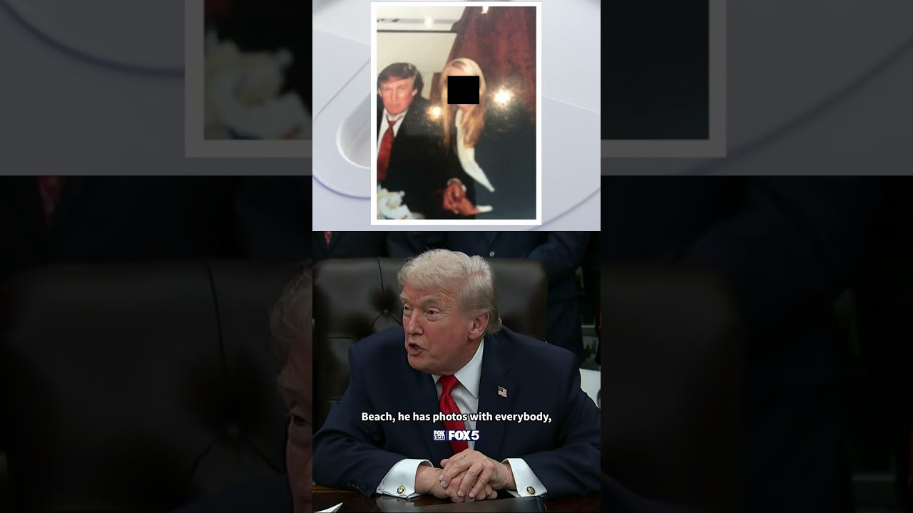 TRUMP REACTS TO NEW EPSTEIN PHOTOS