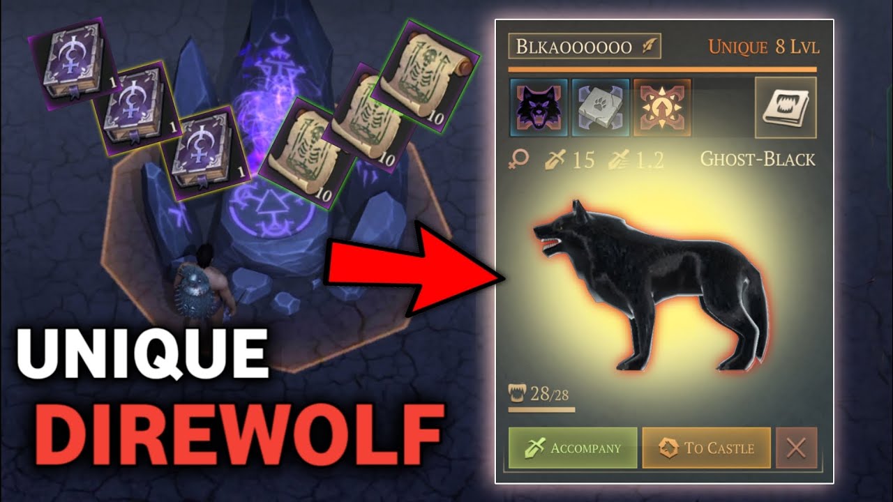 Grim Soul Survival - Dark Offering Reward Got a Unique Direwolf | Sacrificial Altar 