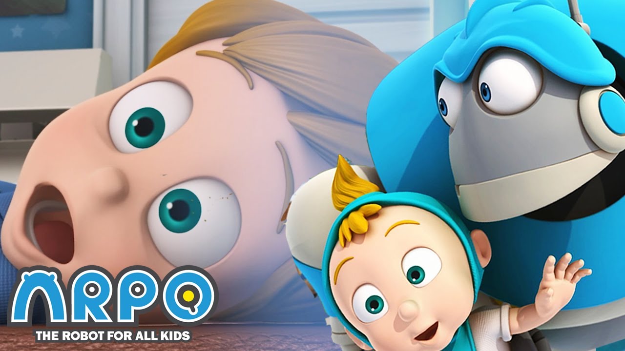 Arpo the Robot | Joey is SICK!! +MORE FULL EPISODES | Compilation | Funny Cartoons for Kids
