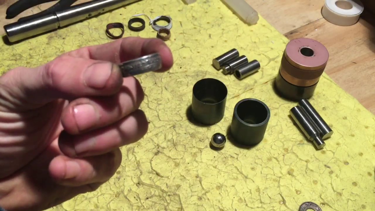UK COIN RING PUNCH TOOL KIT FROM MIDORI ANTIQUES