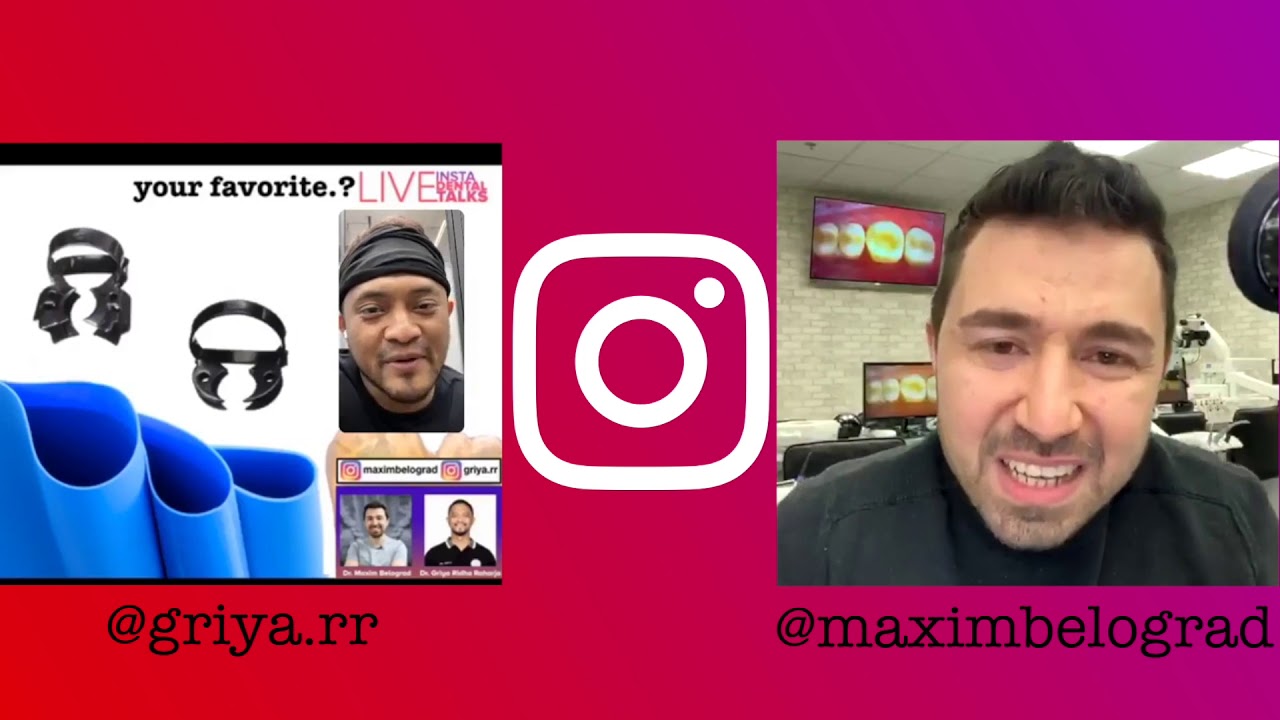 Instagram Live Posterior Restoration with dr Maxim Belograd 17 April 2020