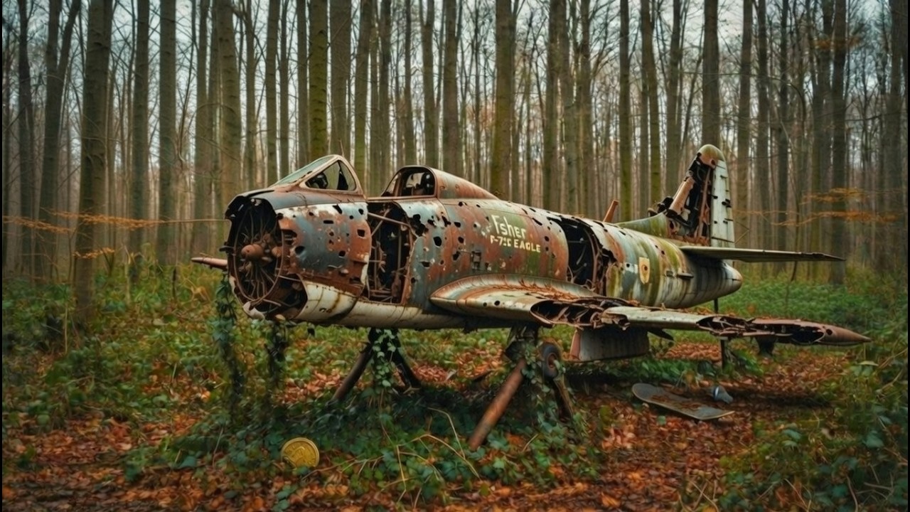 Lost for 83 Years: Forgotten Fisher P-75 Eagle Pulled from Forest & Restored Like New!