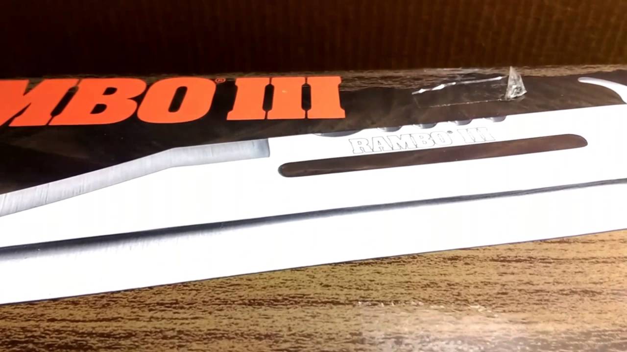 Unboxing Rambo III Knife 🔪 Standard Edition!