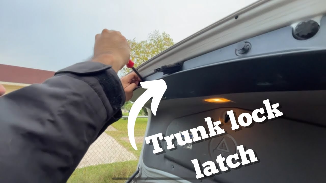 bmw 528i e39 trunk lock latch replacement