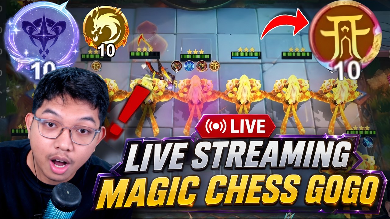 KEMBALI BERMAIN MAGIC CHES GOGO SEASON 6  !! LIVE STREAMING FERBI JO MAGIC CHESS GOGO