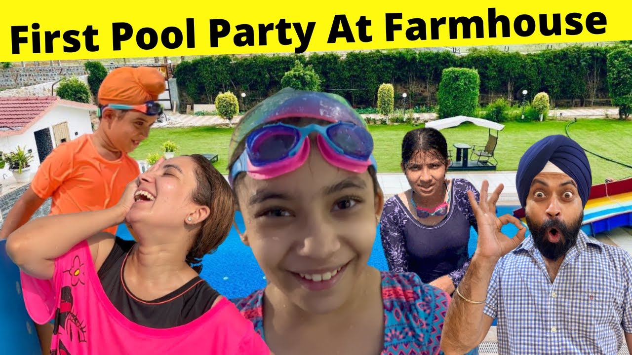 First Pool Party At Farmhouse | RS 1313 VLOGS | Ramneek Singh 1313