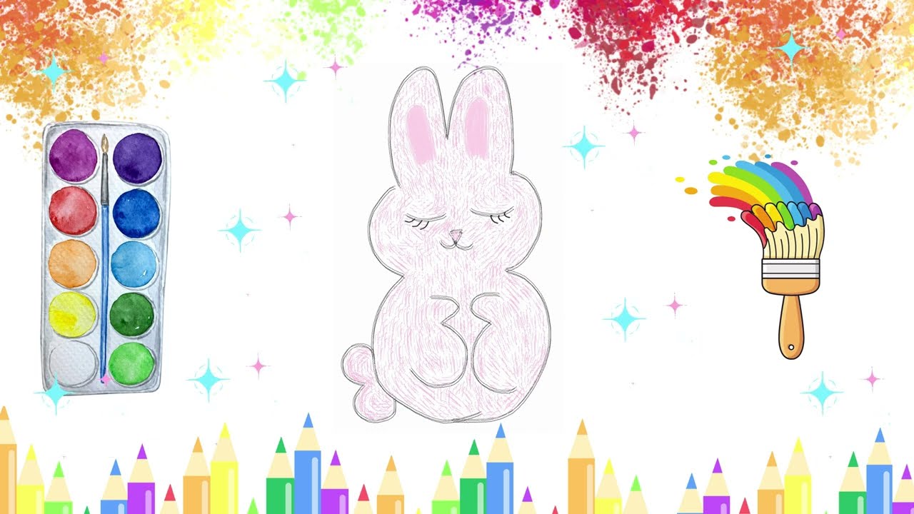Dibujando al conejo de pascua - Cuentos Maravillosos