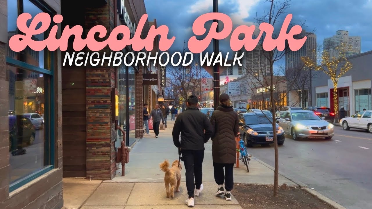 ✨Chicago Neighborhood Walk | Lincoln Park Chicago | Chicago Neighborhood Walking Tour | Virtual Walk