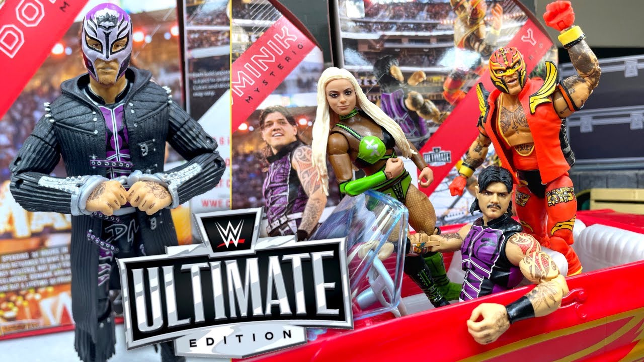 WWE ULTIMATE EDITION DOMINIK & REY MYSTERIO FIGURE REVIEW!