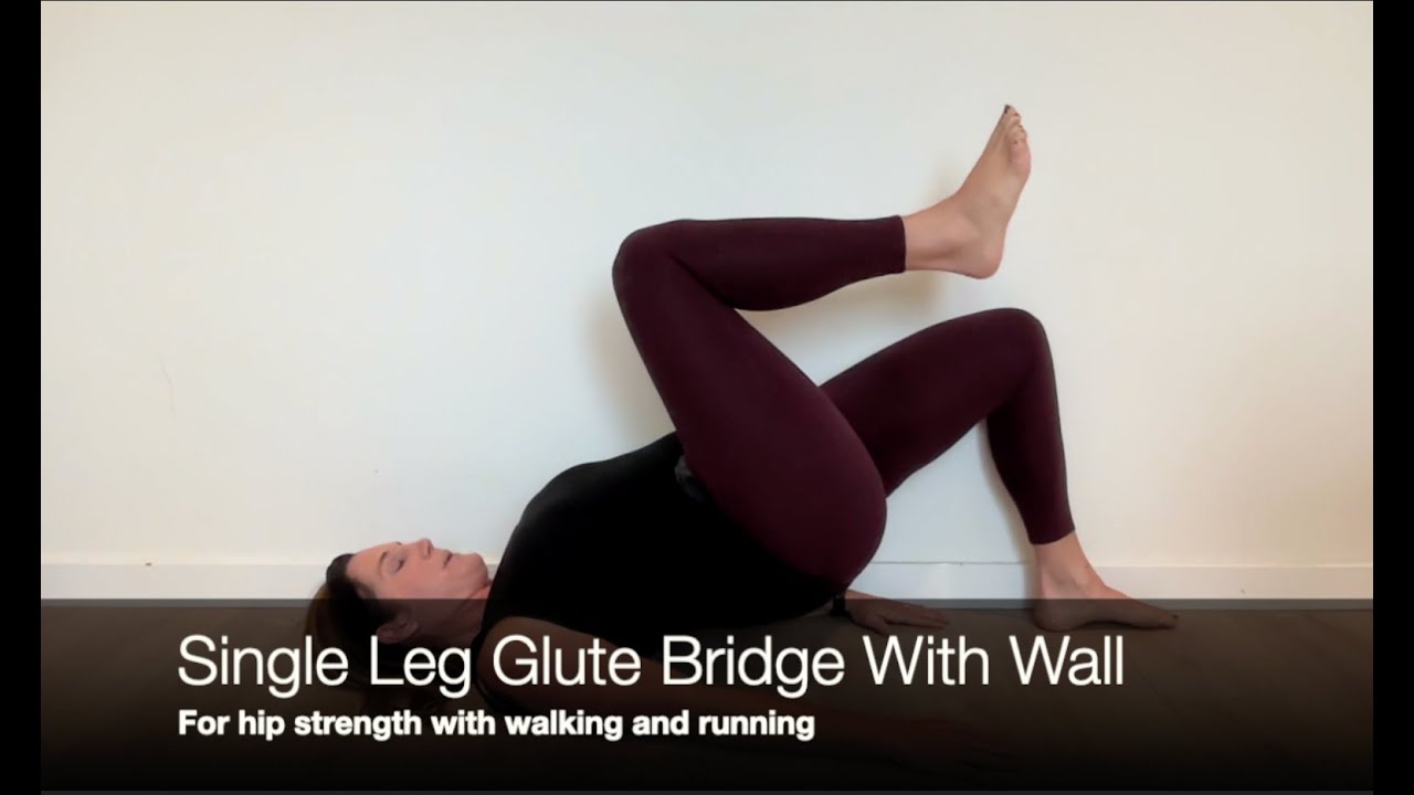 Single Leg Glute Bridge for Hip Stability